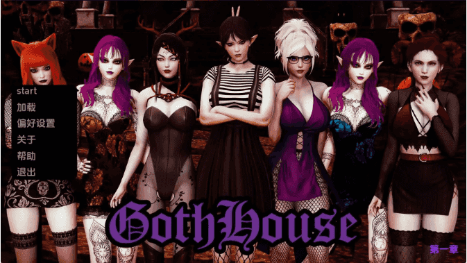【欧美SLG/汉化/动态】哥特之家Ch.2 AI版【PC+安卓/1.34G/更新】GothHouse [Ch.2]