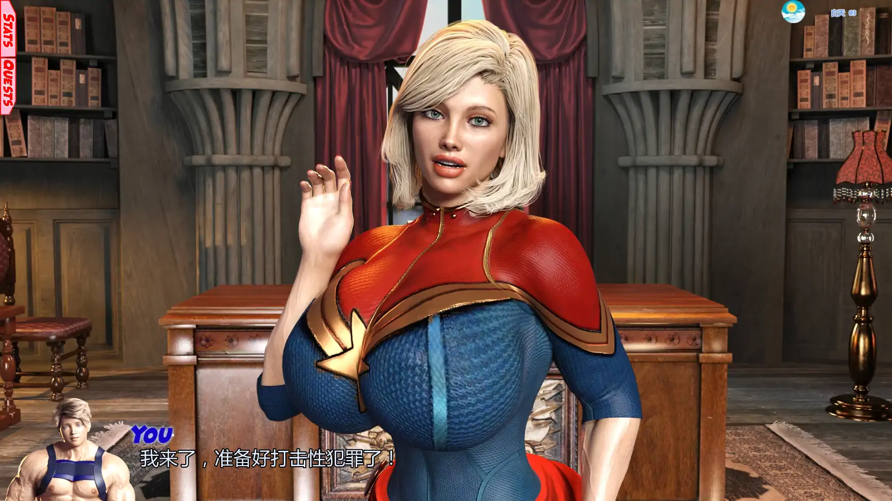 【欧美SLG/AI汉化/同人】正义联盟v0.8.1  AI汉化版【PC+安卓/4.80G/更新】Cockham Superheroes [v0.8.1]]illusion中国i社Steam游戏下载