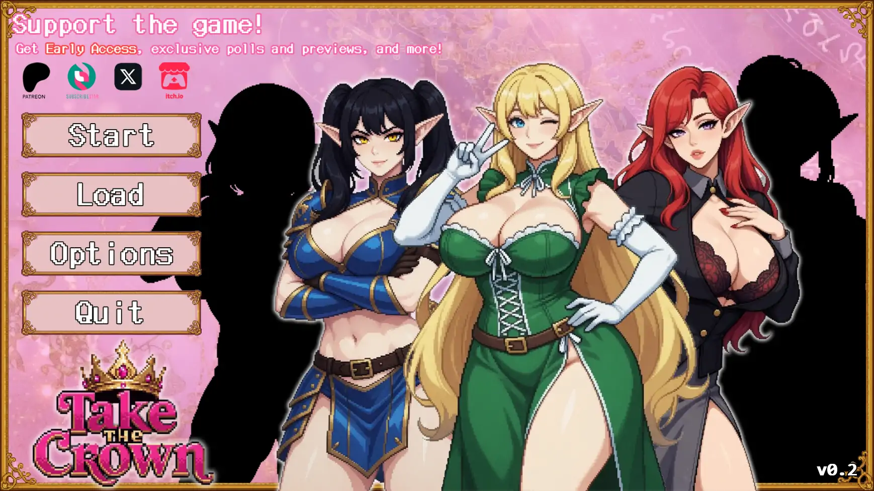 【日系SLG/AI汉化/后宫】精灵少女夺冠记0.3 AI汉化版【PC+安卓/3G/更新】Take the Crown [v0.3]illusion中国i社Steam游戏下载